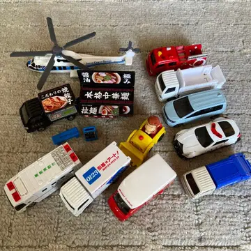 미니카 세트 헬리콥터 소방차 등