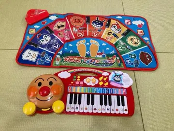 호빵맨 미니 피아노 & 리듬 놀이 세트 3종 & 하자품 흉내 봉제 인형