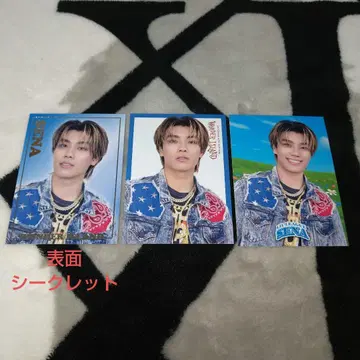 LIL LEAGUE 이와키 세이나 포토 카드 총 3종 세트 시크릿