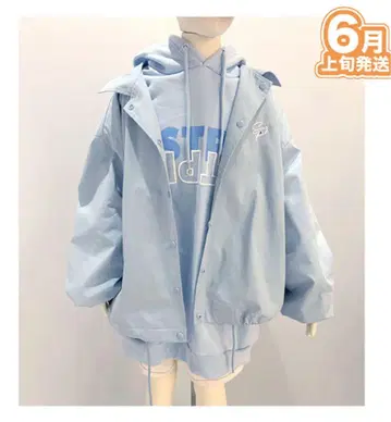 STPR 루즈핏 블루종 코론