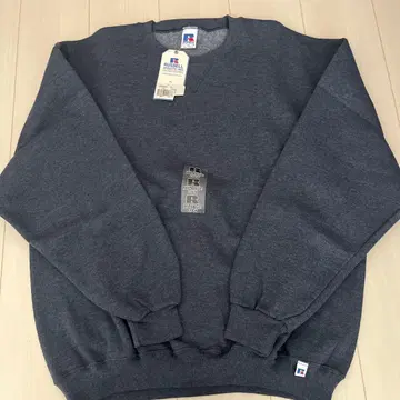 데드스탁 RUSSELL ATHLETIC XL 그레이 네이비 트레이닝복