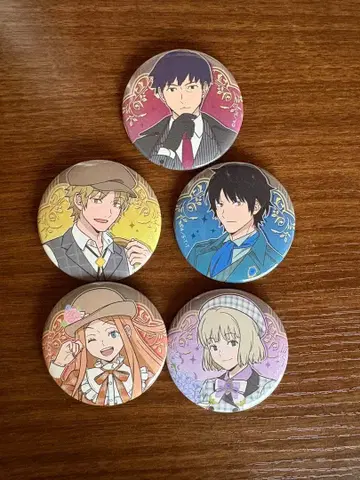 월드 트리거 캔뱃지 영국풍