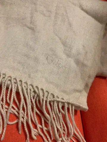 끌로에 핑크 베이지 머플러