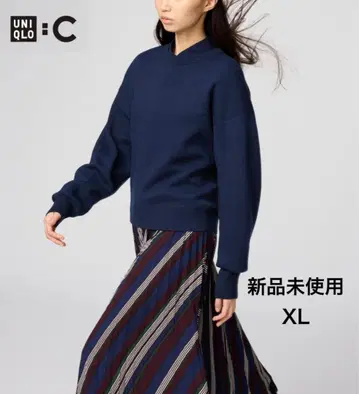 [ 미사용 새상품 ] 유니클로C 스무스 코튼 크루넥 스웨터 XL