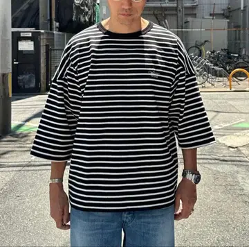 Ordinary Wood Stripe Football T-Shirt