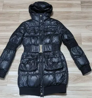 VERO MODA 여성용 다운 코트 (덕다운) 블랙