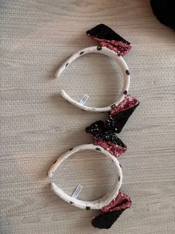 디즈니 스팽글 머리띠