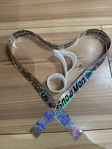 Snow Man 라이브 ON 은색 테이프와 음표 세트