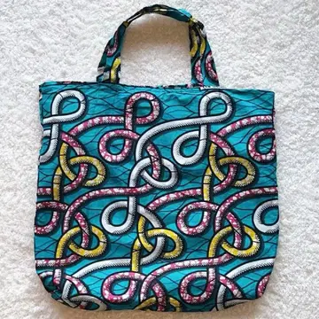 아프리카 텍스타일 토트백