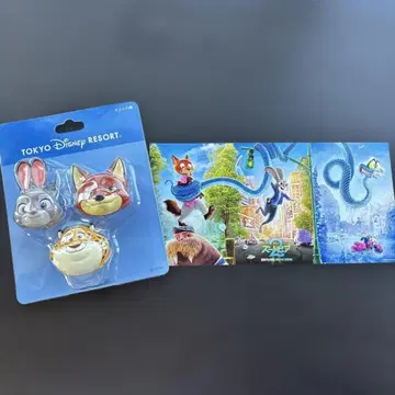 도쿄 디즈니 리조트 캐릭터 클립 3개 세트 주토피아