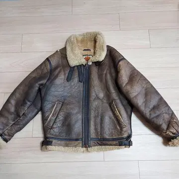 USA제 할리데이비슨 B-3 플라이트 자켓 가죽 무스탕