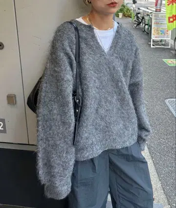 feepur 핸드 워셔블 울 혼방 기모 키넥 니트