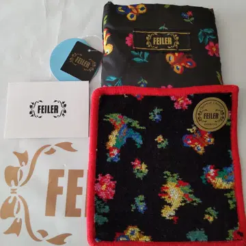 미사용 새상품*FEILER 하이 에코백 & 쁘띠 타월 손수건 세트