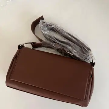 숄더백 브라운 천연 가죽 메신저 새상품