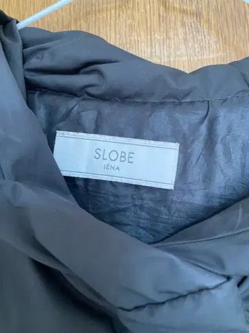 SLOBE IENA 후드 부착 다운 자켓