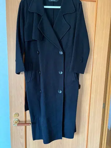 여성용 롱 니트 코트