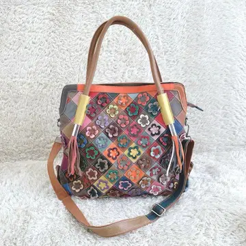 가죽 숄더백 2way 멀티 컬러