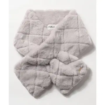 FURLA 페이크 머플러 그레이