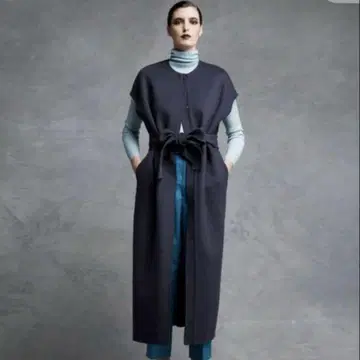 Drawer 케누키 노카라 롱베스트 코트