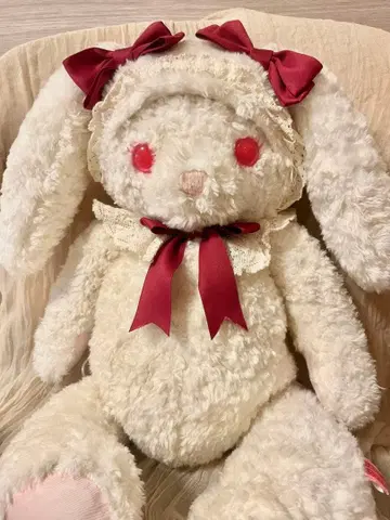 우사쿠먀 백팩 대 빨간색 리본