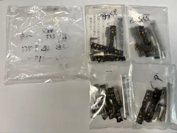 상세 불명 철도 모형 손수레 4점