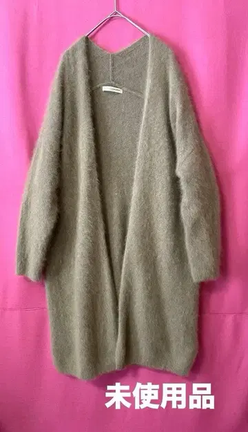 미사용 GALLARDAGALANTE 울 모헤어 니트 롱 가디건