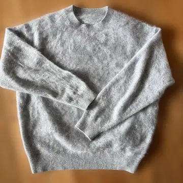 퍼 캐시미어 크루넥 니트