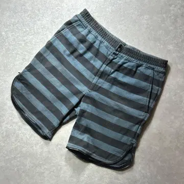 Scye 마스터피스 하프 팬츠 보더 지퍼