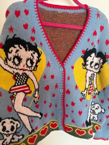 베티 부프 니트 가디건 L 사이즈