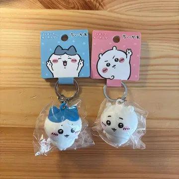 치이카와 피규어 키링 하치와레 2점 세트