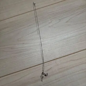 실버925 하트와 열쇠 목걸이
