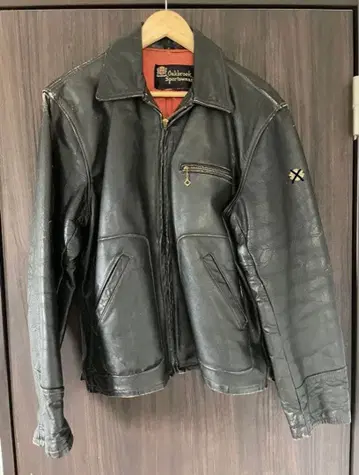 60s sears 가죽 자켓 oakbrook sportswear