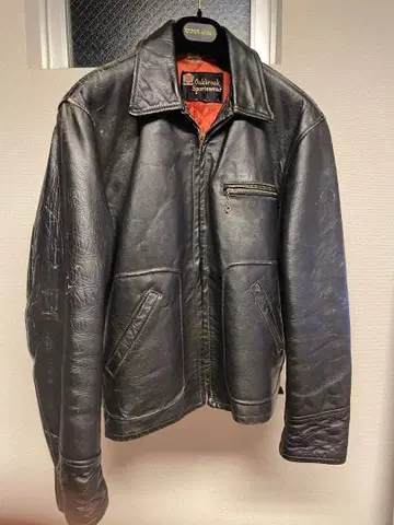 sears 가죽 자켓 oakbrook sportswear