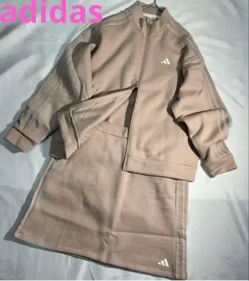 미사용 adidas 더스티 핑크 트랙 자켓 스커트 셋업