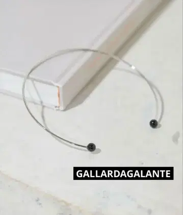 2WAY 초커 블랙 오닉스 2025/4 실버 넥 카프 완판템