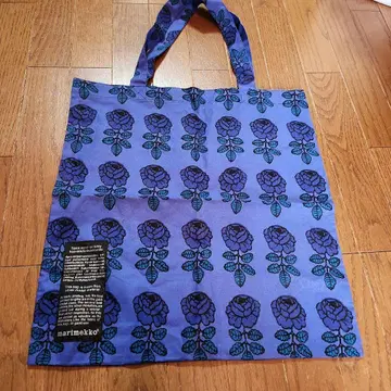 마리메꼬 꽃무늬 토트백 보라색