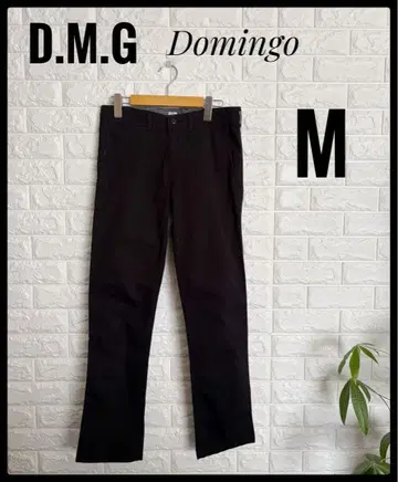 D.M.G 도밍고 스트레치 트라우저 팬츠 블랙 데님 M