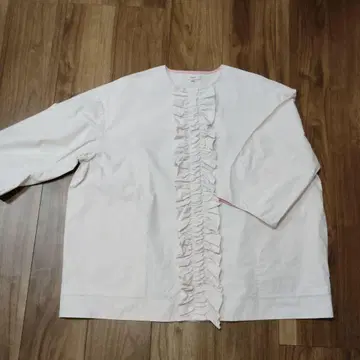 yori 프릴 디자인 핑크 블라우스 38