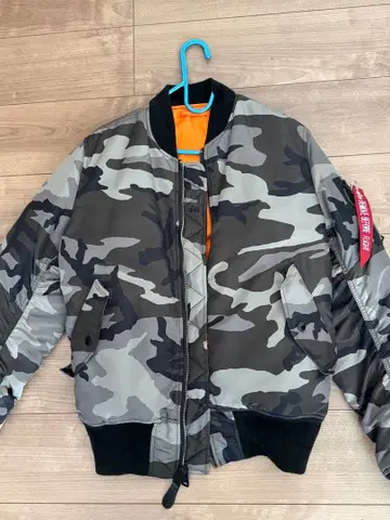 ALPHA 카모플라쥬 MA-1 자켓