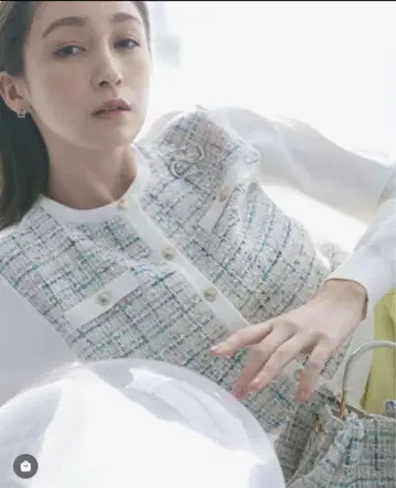 셀포드 트위드 도킹 니트 가디건 MIX