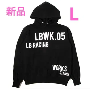 LIBERTY WALK 상의 후드티 블랙 프린트 로고 파일
