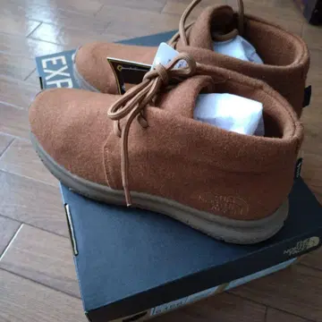 24cm THE NORTH FACE 브라운 울 부츠