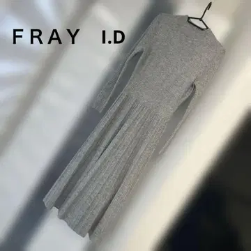 그레이 니트 원피스 긴팔