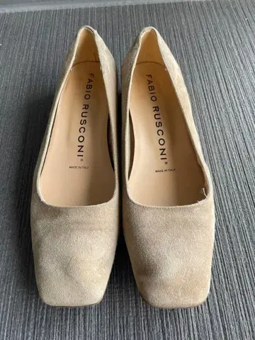 FABIO RUSCONI 로우힐 스퀘어토 펌프스