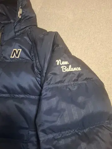 뉴발란스 다운 자켓 사이즈 5 네이비