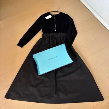 BAILEY 블랙 롱 니트 원피스 36