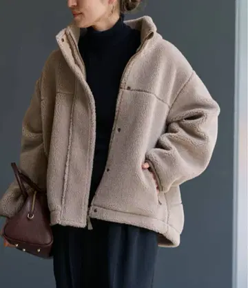 FRAMeWORK 울 보아 스탠드 블루종 38