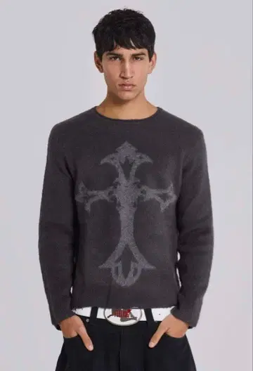 레어 Jaded London 니트 S 크롭 y2k