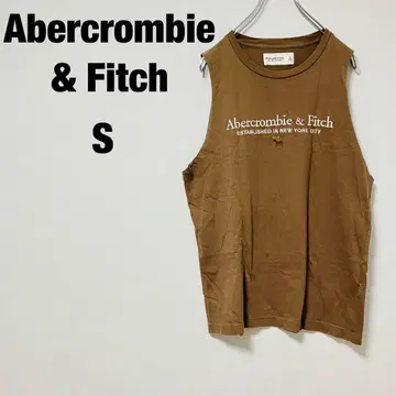 Abercrombie& Fitch 탱크탑 슬리브리스 프린트 셔츠