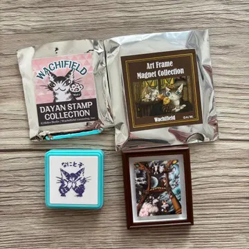 와치필드 다얀 스탬프 마그넷 고양이